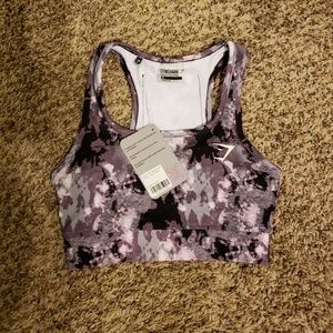 Wanting to trade! Nwt Gymshark camo bra